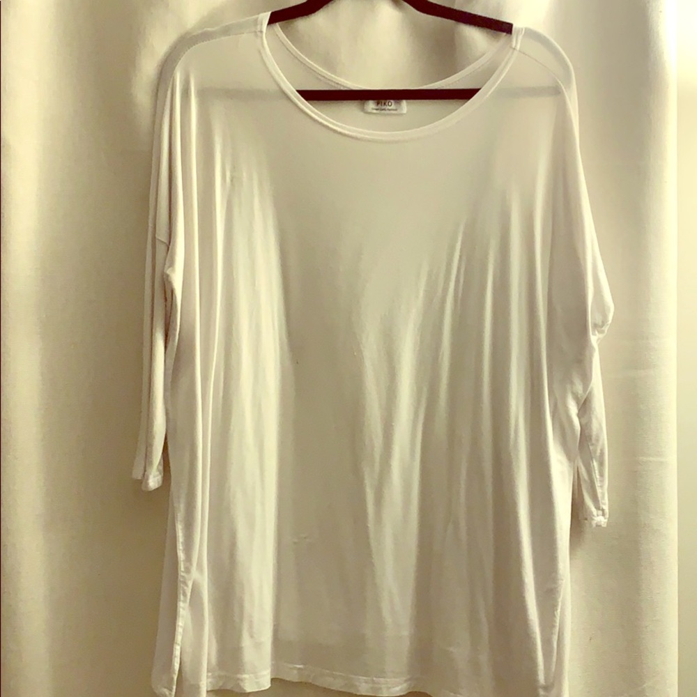 White Piko Shirt